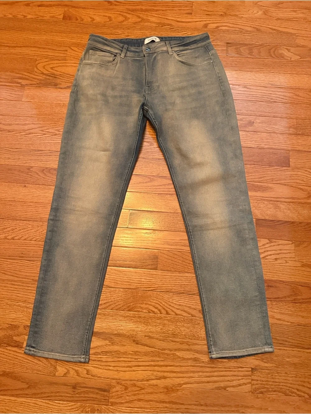 Legend London Men’s Slim Jeans - Stonewash